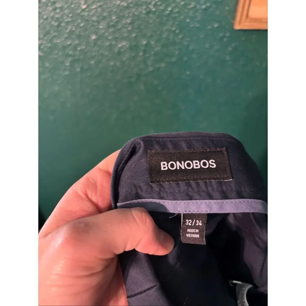 Mens Dark Blue Monday Bonobos Pants Size 32x34